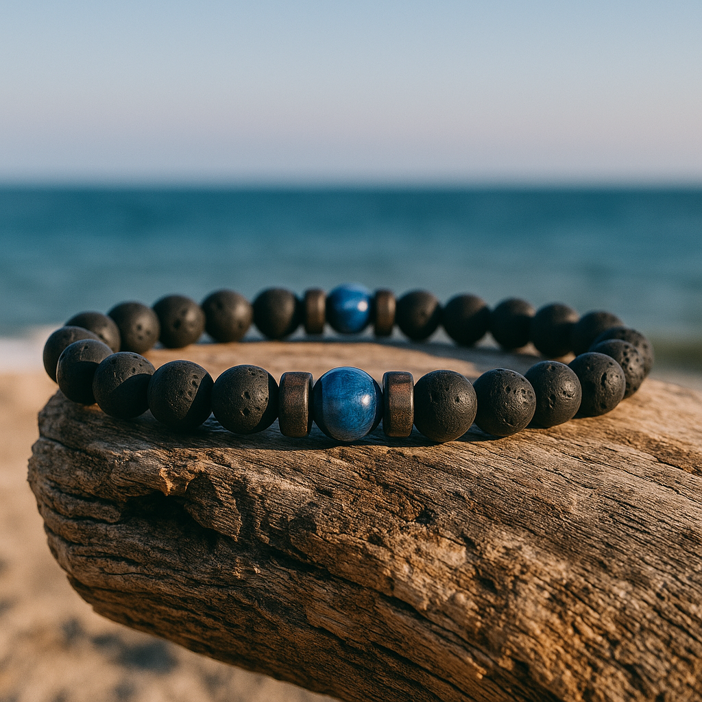 Belmara Depth Lava Stone Bracelet