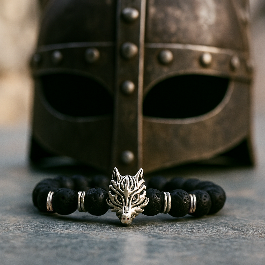 Belmara Fenrir Lava Stone Bracelet