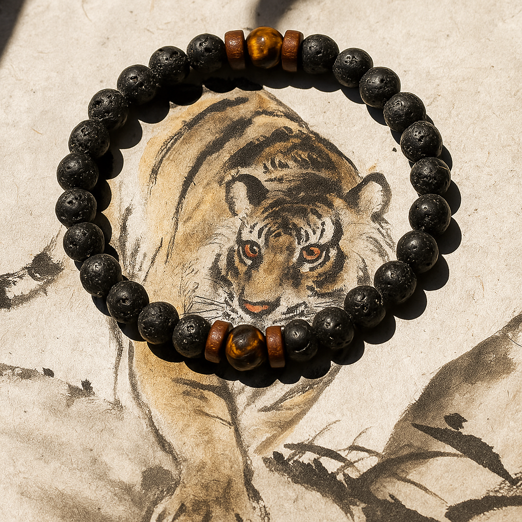 Belmara Tigris Lava Stone Bracelet