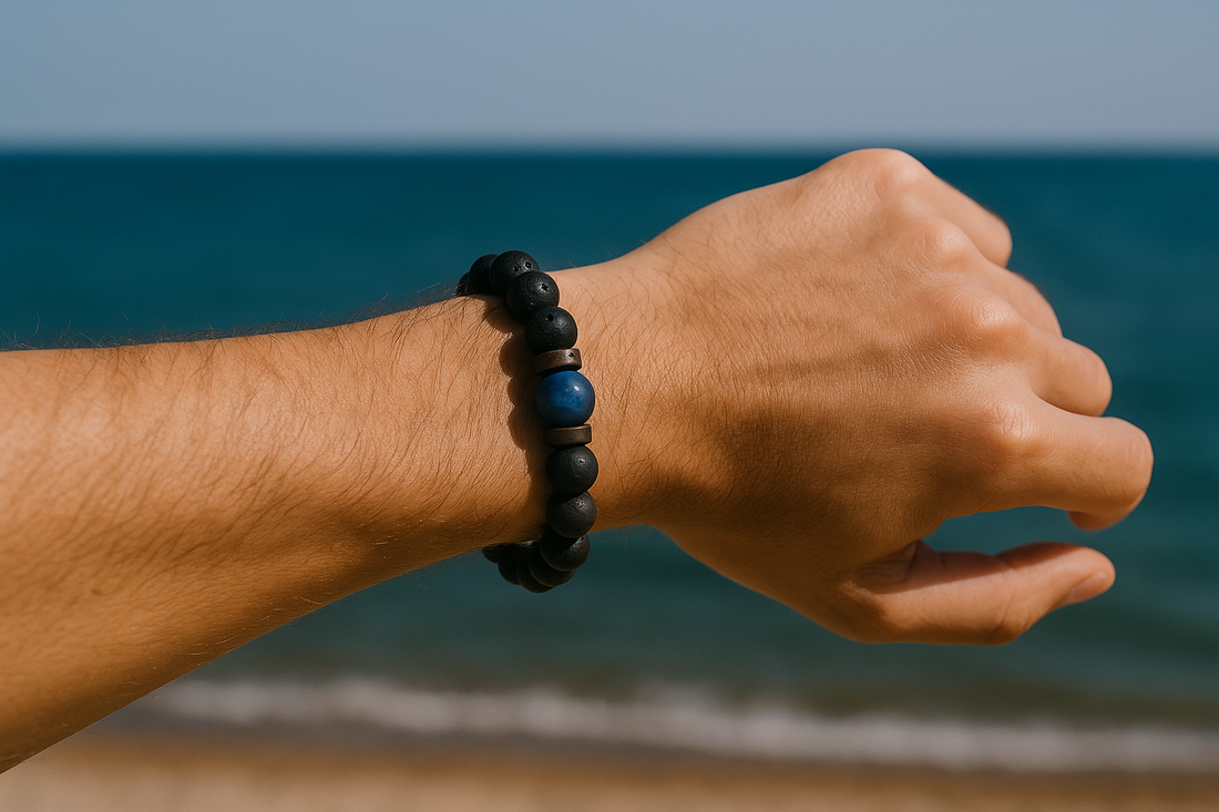 Belmara Depth Lava Stone Bracelet