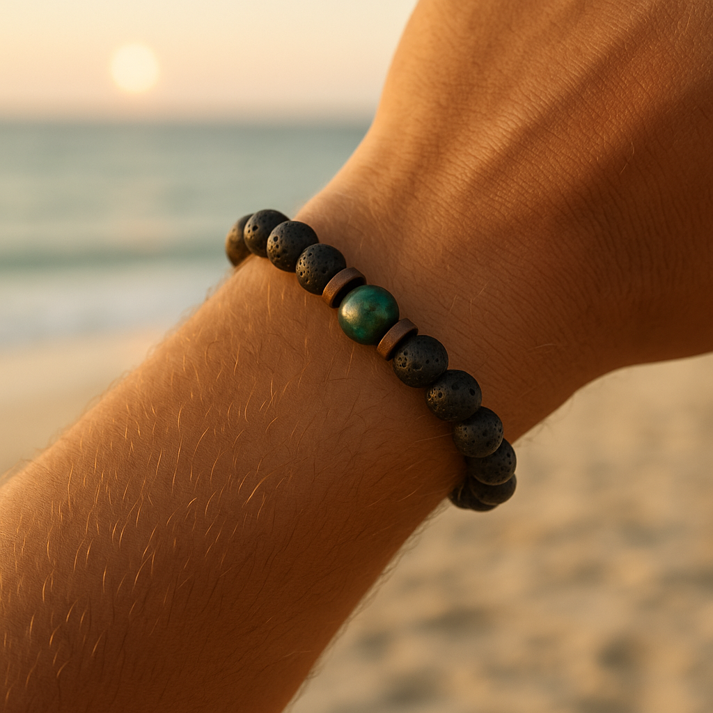 Belmara Gaia Lava Stone Bracelet